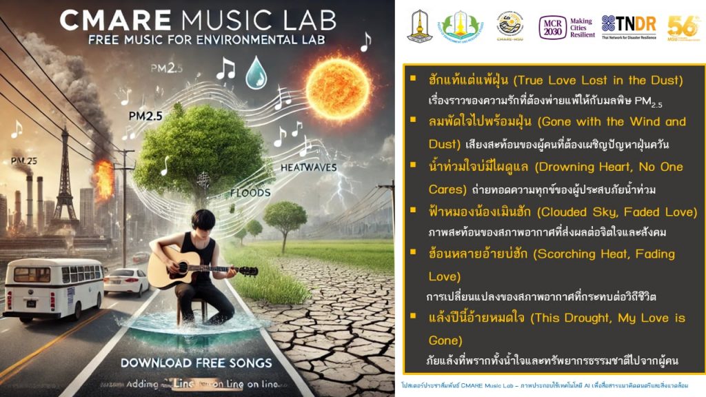 CMARE Music Lab เปิดโอกาสให้ใช้บทเพลงเพื่อการเรียนรู้และสร้างความตระหนักด้านสิ่งแวดล้อม โดยไม่มีค่าใช้จ่าย!