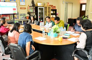 ประชุมคณะกรรมการดำเนินงานคำรับรองการปฏิบัติราชการ ระดับคณะ คณะสิ่งแวดล้อมและทรัพยากรศาสตร์ มมส ณ วันที่ 15 กรกฎาคม 2568
