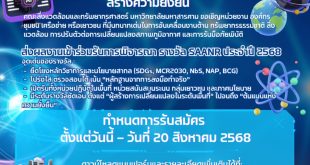 เปิดรับสมัครโครงการรางวัล “ขับเคลื่อนความยั่งยืน เพื่อธรรมชาติและความรีซิเลียนซ์” (SAANR)