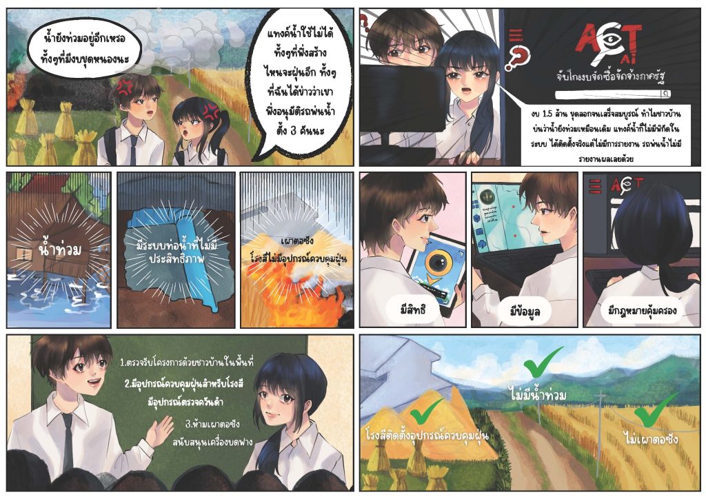 การ์ตูน STRONG: “แนวทางการสืบค้นต้านทุจริตด้วยพลังเยาวชน” จากโครงการสร้างเยาวชนไทย หัวใจ STRONG เพื่อสังคมอยู่ดีมีสุข รุ่นที่ 1