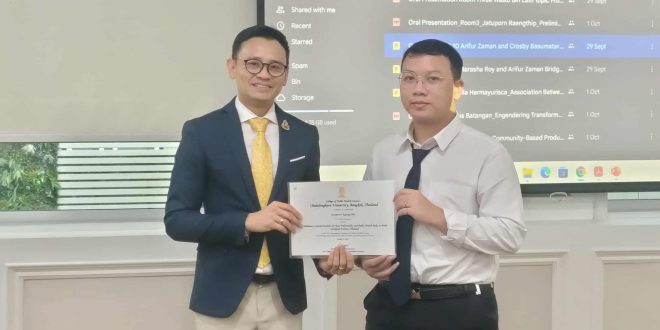 CMARE ผลักดันนักศึกษาสู่เวทีนานาชาติ เชื่อมงานวิจัยน้ำท่วมกับ MCR2030 เพื่อการพัฒนาที่ยั่งยืน