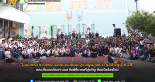 คณะสิ่งแวดล้อมฯ มมส จัดพิธีบายศรีสู่ขวัญ “โฮมฮับหล่าคำแพง ฮ้อยแฮงฮักมั่น สู่ขวัญน้องหล่า ช่อประดู่ป่าที่ 29” ต้อนรับน้องใหม่อย่างอบอุ่น